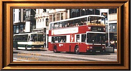 Lothian's Volvo Olympian and First Edinburgh's Leyland Tiger