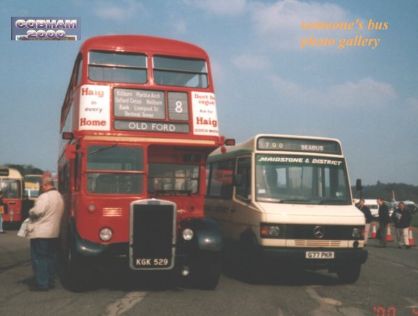 Leyland Titan and Mercedes Benz mini bus